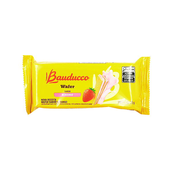 KIT C/ 20 WAFER MORANGO 30G + 20 WAFER CHOCOLATE 30G BAUDUCCO - KIT C/ 40 UN
