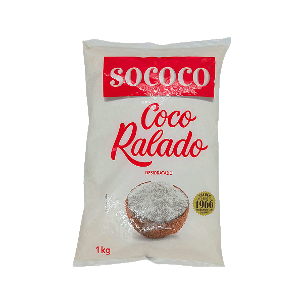 COCO RALADO DESIDRATADO 1000G SOCOCO