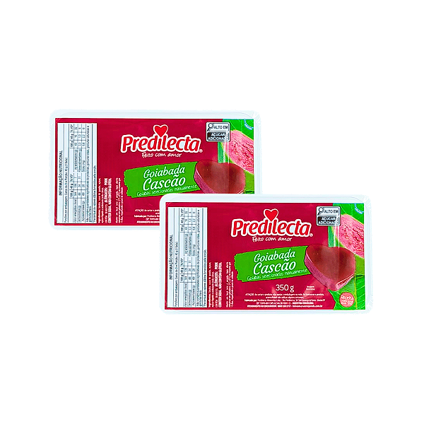 GOIABADA CASCÃO PRÁTICA 350G PREDILECTA- KIT 2 UN