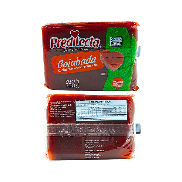 GOIABADA FLOW PACK 500G PREDILECTA - KIT 2 UNIDADES