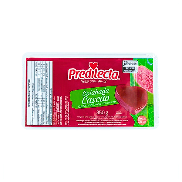 GOIABADA CASCÃO PRÁTICA 350G PREDILECTA