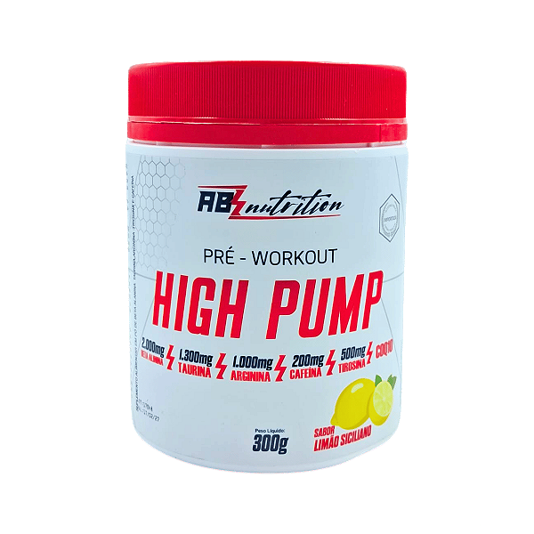 PRE TREINO HIGH PUMP LIMAO SICILIANO 300G ABSOLUT
