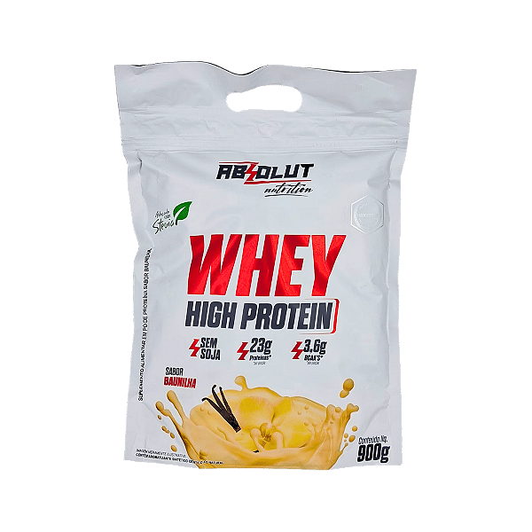 WHEY REFIL HIGH BAUNILHA 900G ABSOLUT