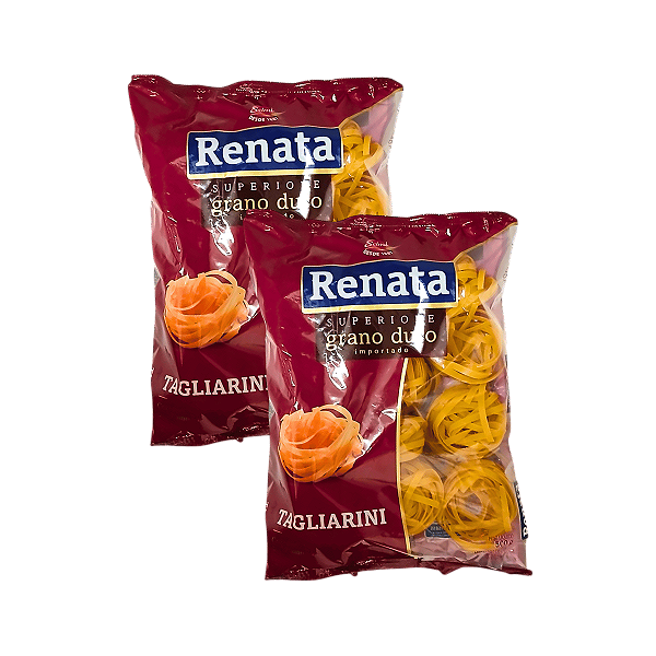 Macarrão Tagliarini de Grano Duro 500g - Kit 2 Unidades Renata