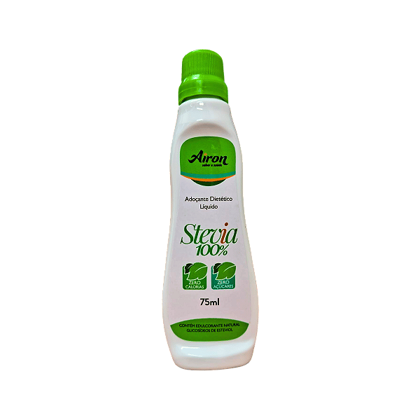 ADOÇANTE LÍQUIDO STEVIA 100% 75ML AIRON