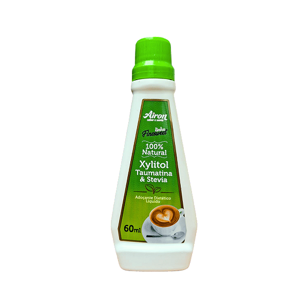ADOÇANTE LÍQUIDO 100% NATURAL XYLITOL 60ML AIRON