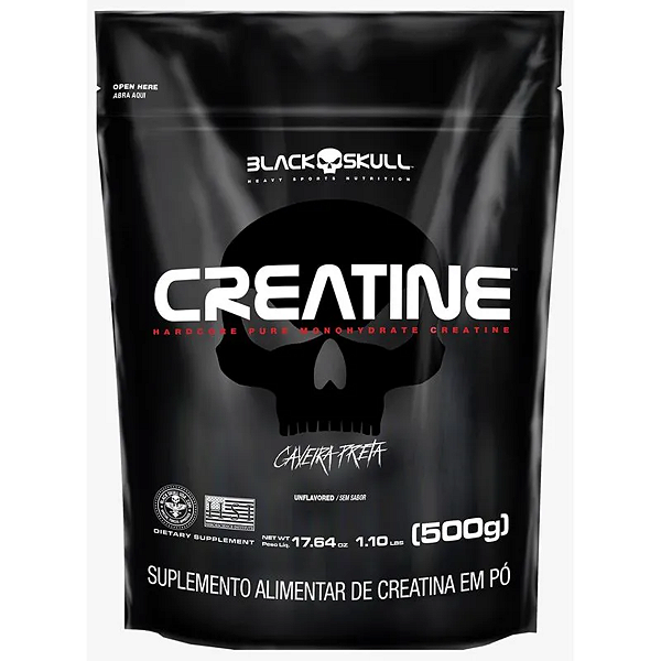 CREATINE REFIL 500G BLACK SKULL