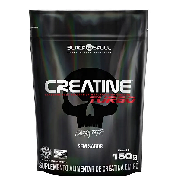 CREATINE TURBO REFIL 150G BLACK SKULL