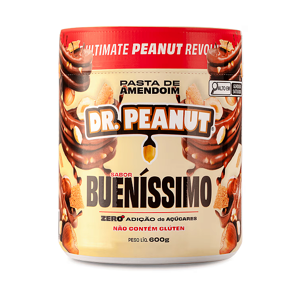 PASTA DE AMENDOIM 600G DR. PEANUT BUENISSIMO