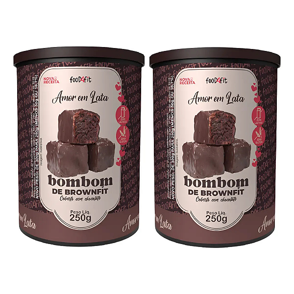 KIT 2 AMOR EM LATA TRADICIONAL FOOD4FIT