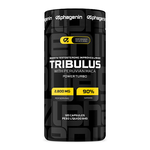 TRIBULUS COM MACA PERUANA 120 CAPS ALPHAGENIN