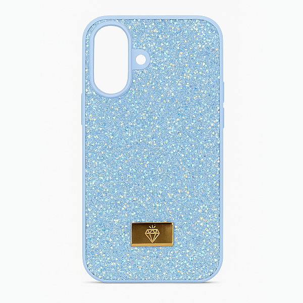 CAPA PARA IPHONE 16 - AZUL BRILHANTE - LIVU DIAMOND