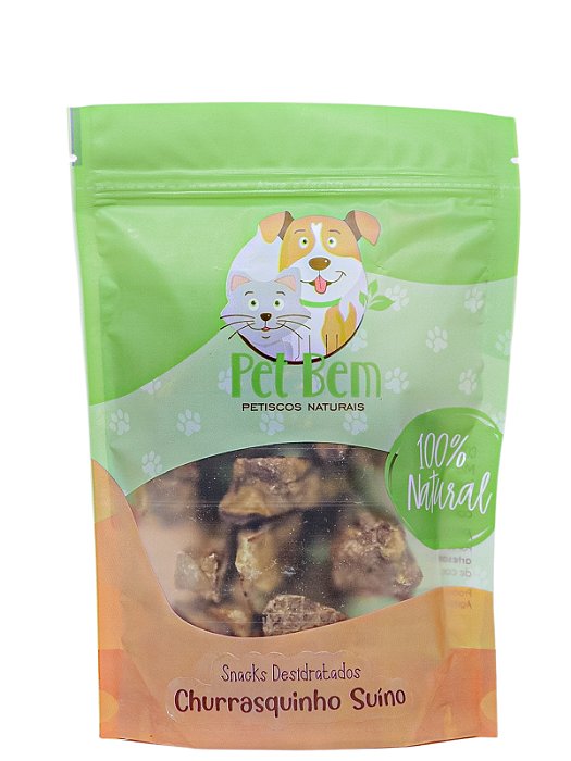 Churrasquinho Suíno 25g - Pulmão Suíno - Pet Bem