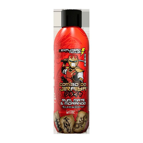 COMBO MANSAO MAROMBA JIRAIYA RUM MATE E MORANGO 1LT