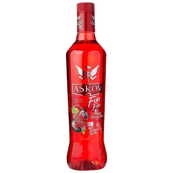 VODKA ASKOV REMIX FRUTAS VERMELHAS 900ML