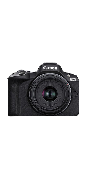 Câmera Canon Eos R50 + Lente 18-45mm