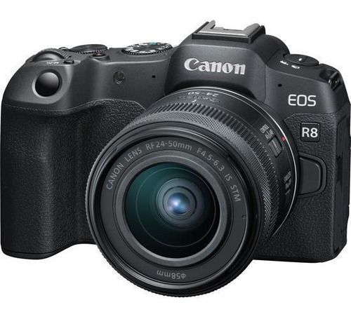 Camera Canon Eos R8 + Lente 24-50mm F/4.5-6.3 Is Stm