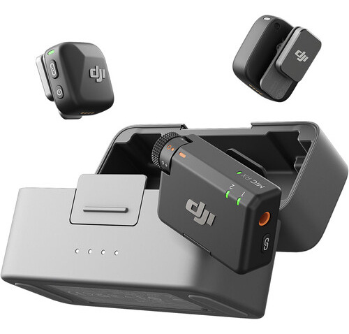 Microfone Dji Mini Dual + 2 Transmissores + 1 Receptor
