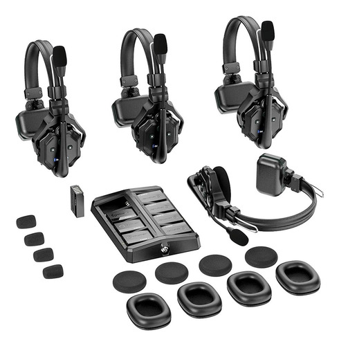 Sistema Intercomunicação Hollyland Solidcom C1-4s Wireless