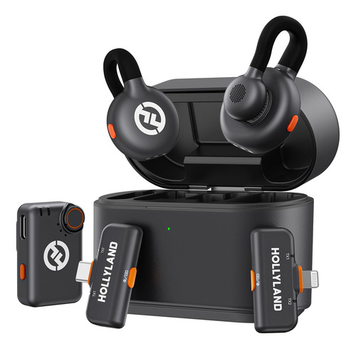 Microfone Sem Fio Hollyland Lark M2s Duo Combo Ultimate