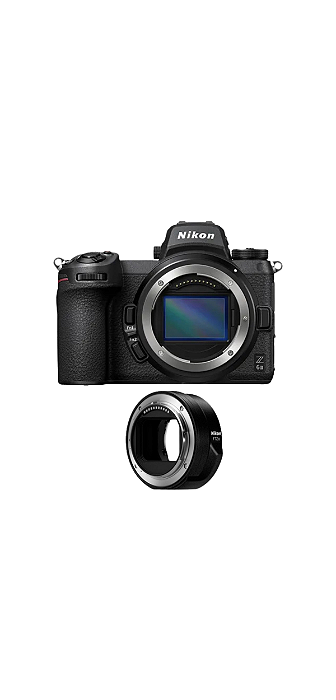 Câmera Nikon Z6 II Corpo + Adaptador Ftz II