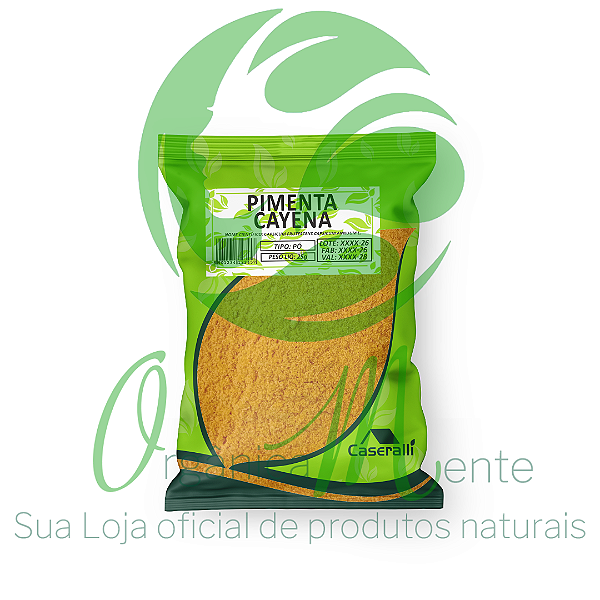 PIMENTA CAYENA PÓ 25g - CASERALLI