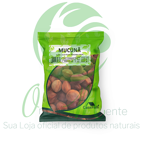 MUCUNÃ SEMENTE 50g - CASERALLI