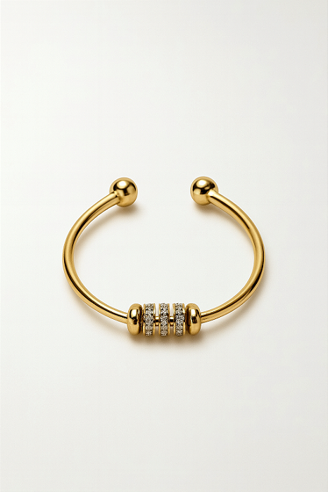 Bracelete Minimalist Shine Dourado