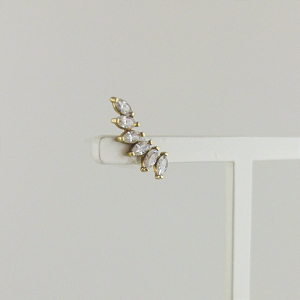 Ear Cuff Zircônia