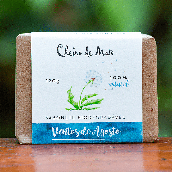 Sabonete Ventos de Agosto Biodegradável Natural 120g