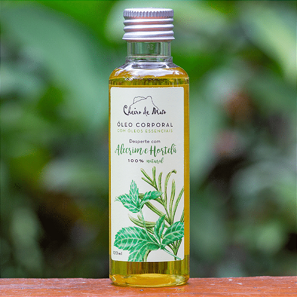 Óleo Corporal de Alecrim e Hortelã 100% Natural 120ml
