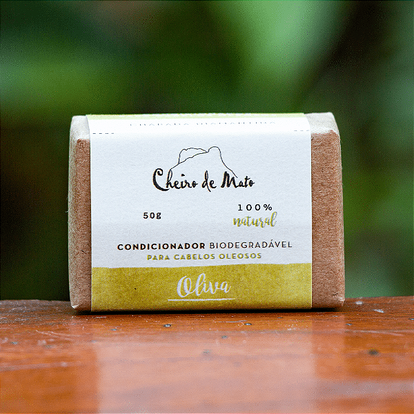 Condicionador sólido de Oliva para cabelos oleosos 50g