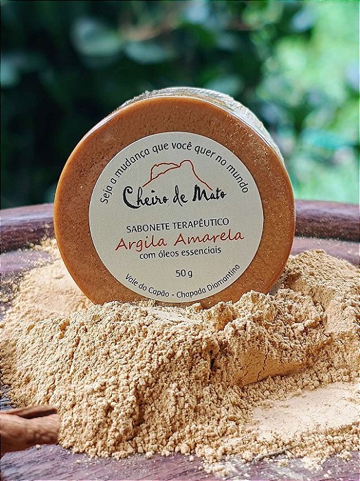 Sabonete Terapêutico Argila Amarela 50g