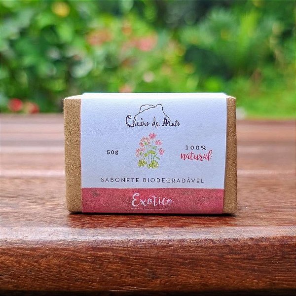 Sabonete Exótico Biodegradável Natural 50g