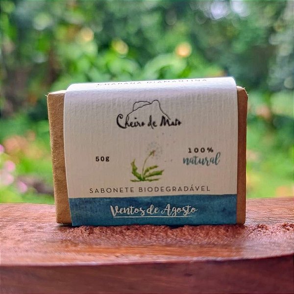 Sabonete Ventos de Agosto Biodegradável Natural 50g