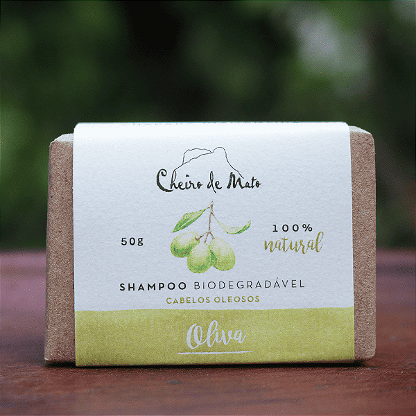 Shampoo Sólido de Oliva Natural 50g