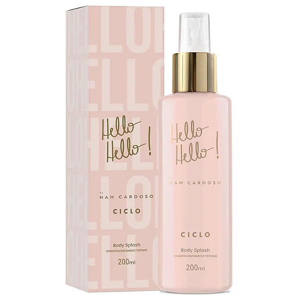 Body Splash Hello Hello by Nah Cardoso 200ml
