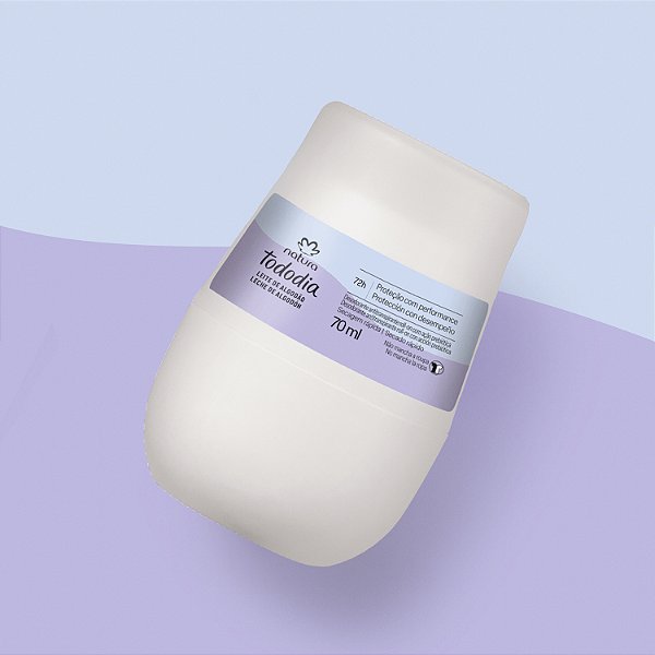 Desodorante Antitranspirante Roll-on 70ml - Tododia Leite de Algodão