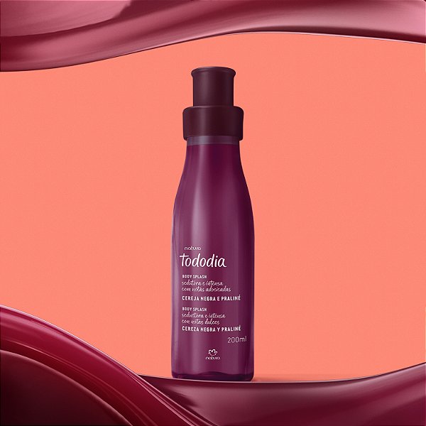 Body Splash Tododia Cereja Negra e Praliné 200ml