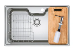 Cuba Bell com Acessórios de Sobrepor 81x51cm Franke 15122