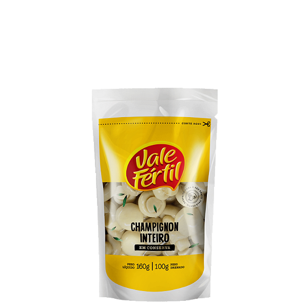 CHAMPIGNON INTEIRO EM CONSERVA VF DOY PACK 100G