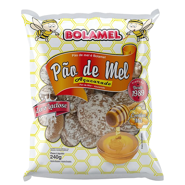 PÃO DE MEL AÇUCARADO 240G