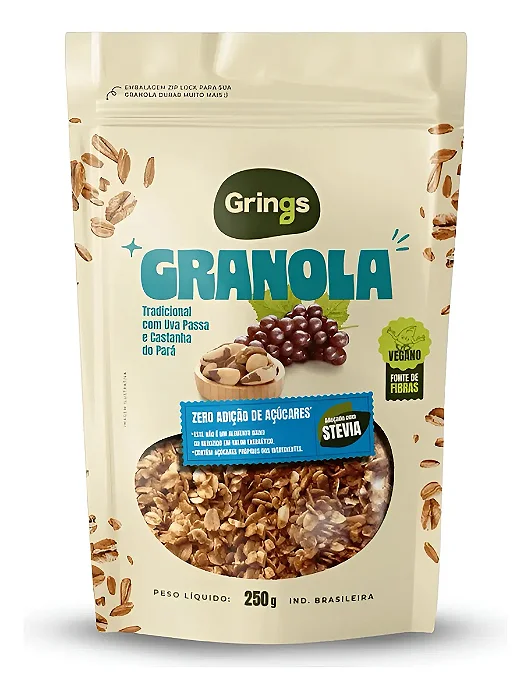 GRANOLA TRADICIONAL ZERO 250G