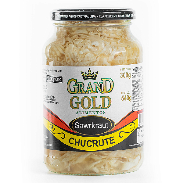 CHUCRUTE EM CONSERVA GRAND GOLD 300G
