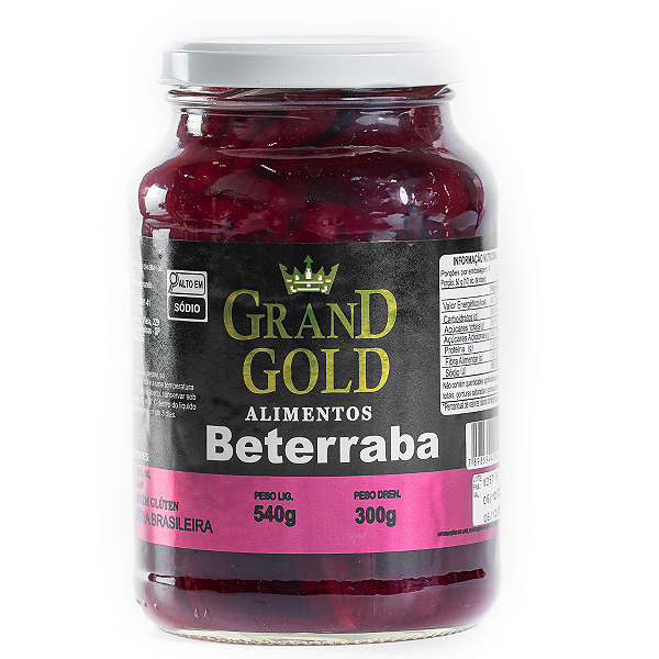 BETERRABA EM CONSERVA GRAND GOLD 300G