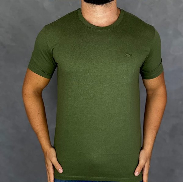 Camiseta Lacoste logo bordado