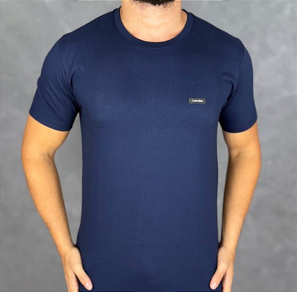 Camiseta Calvin Klein logo emborrachado
