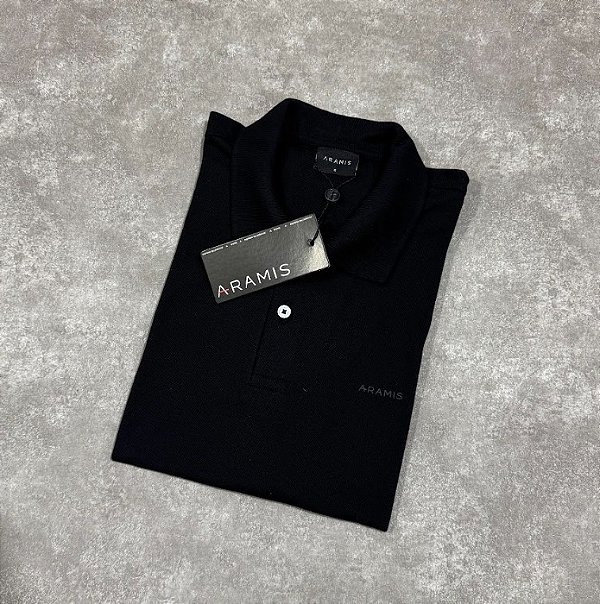 Camisa Polo Aramis logo emborrachado