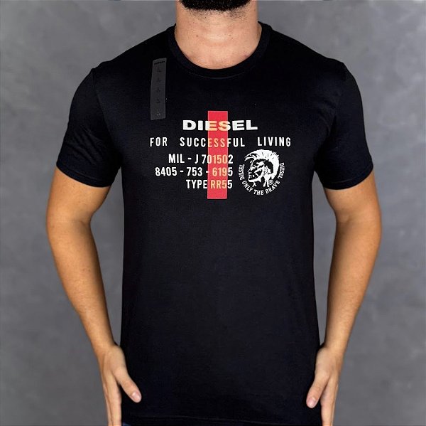 Camiseta Diesel estampada