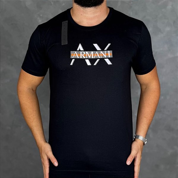Camiseta Armani estampada